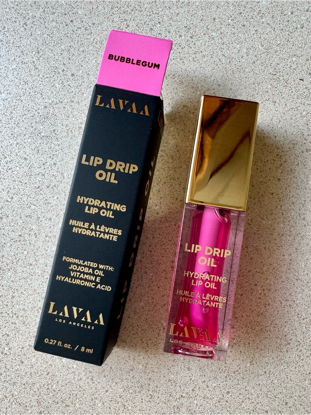 Lavaa Beauty LIP DRIP OIL Glossy Non-Sticky Lip Oil | Hydrating Bubblegum 8ml